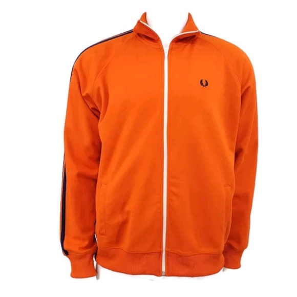fred perry orange jacket